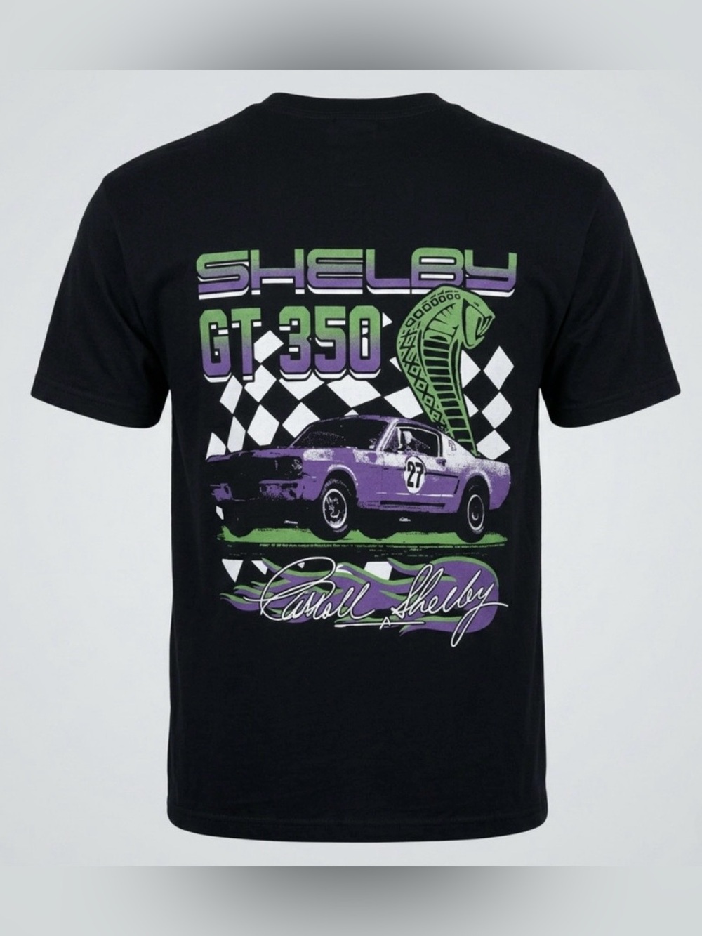 Men's Shelby GT 350 Road Trip Black Graphic T-Shirt - XXL NWT